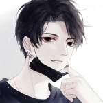 高冷帅气的卡通男头像图片