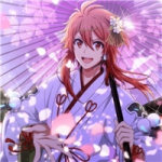 帅气穿着和服的日本漫画男头图片