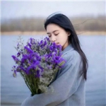 唯美鲜花女孩头像图片