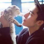男头图片帅气抱猫有爱图片
