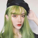 染头发的女生霸气头像图片