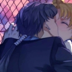 动漫情头两张分开高清甜蜜好看图片