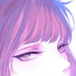 动漫情头一人半边脸图片