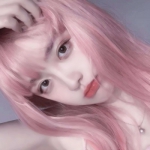 个性的霸气女头粉色头发图片