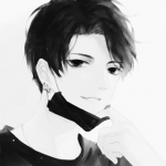 二次元高清帅气的动漫男头黑白酷帅图片