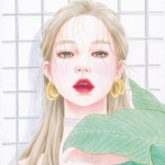 个性的唯美手绘女生头像图片