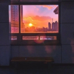 意境唯美窗边风景头像图片