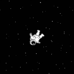 宇航员星空卡通头像图片