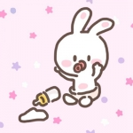 小白兔高清可爱的微信头像