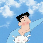 蜡笔小新情头两张一对高清可爱的超萌图片