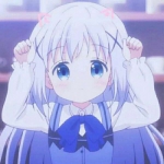 漫画高清可爱的蓝色系女头图片