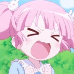 粉色可爱的动漫高清女头图片