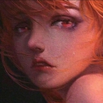 动漫高清唯美的流泪丧女头