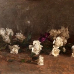 微信写实安静的花画作品头像图片
