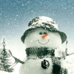 微信高清唯美的可爱雪人头像图片