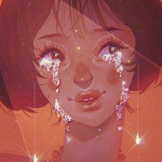 超酷伤感动漫好看高清的女头图片