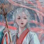 唯美的二次元古风女清新高清头像图片