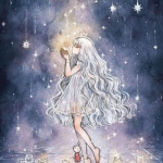 伤感孤独高清唯美的动漫头像女图片