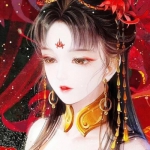 唯美的古风女子手绘超清头像图片