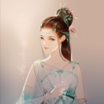 优雅超清唯美的古风美人头像手绘图片