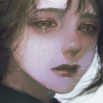 流泪高清哭的撕心裂肺的动漫女头像图片