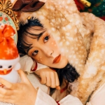 唯美好看高清喜庆的圣诞女头图片