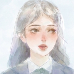 唯美高清的伤感手绘女头图片