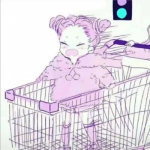 闺蜜购物车动漫头像图片