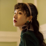 女生高清复古的文艺侧脸照唯美头像