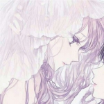 微信高清一对两张女女动漫情头图片