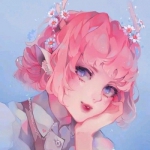 唯美的手绘少女心原宿高清女头图片