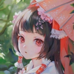 微信高清唯美的清新古风动漫女头图片