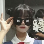 真人高清帅酷可爱的女头图片