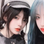 闺蜜两人优质真人高清女头图片