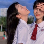 微信真人闺蜜一萌一酷霸气头像图片