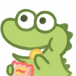 绿色青蛙高清超萌可爱的动漫头像图片