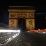 巴黎凯旋门建筑风景头像图片