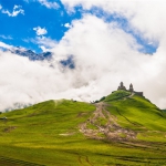 蓝天白云自然山水风景图片头像