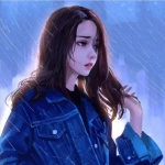 动漫伤感雨中女头图片