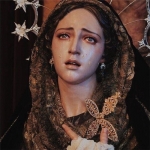 流泪圣母像头像图片