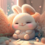 可爱爆棚的兔子头像图片